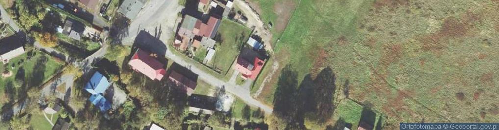 Zdjęcie satelitarne OSP w Domaradzkiej Kuźni