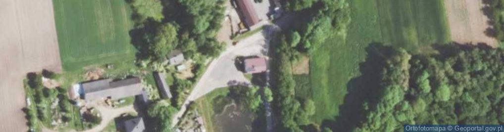 Zdjęcie satelitarne OSP w Domoradzicach