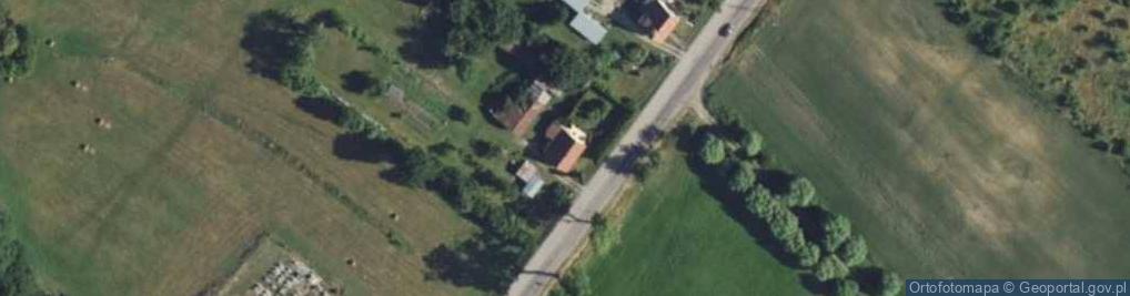 Zdjęcie satelitarne OSP w Drogoszach