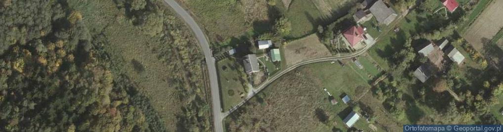 Zdjęcie satelitarne OSP w Drohobyczce