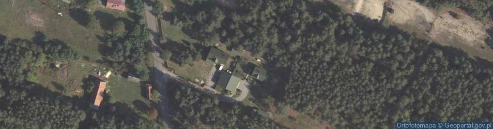 Zdjęcie satelitarne OSP w Dylach