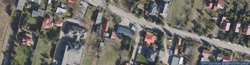 Zdjęcie satelitarne OSP w Dziekanowie Polskim