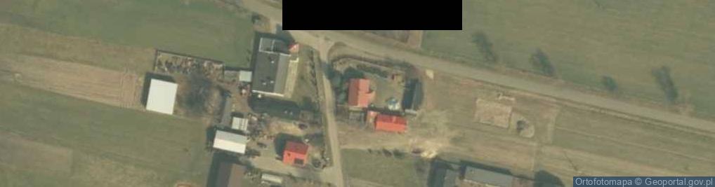 Zdjęcie satelitarne OSP w Dzierzbiętowie