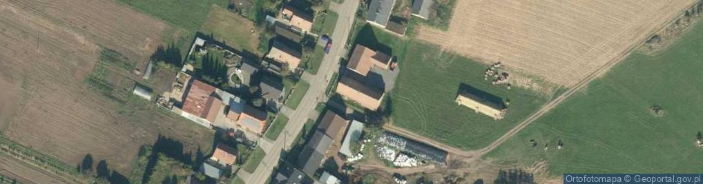 Zdjęcie satelitarne OSP w Dzierżysławicach