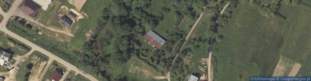 Zdjęcie satelitarne OSP w Dziurdziowie