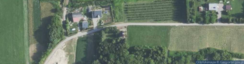 Zdjęcie satelitarne OSP w Dziurowie