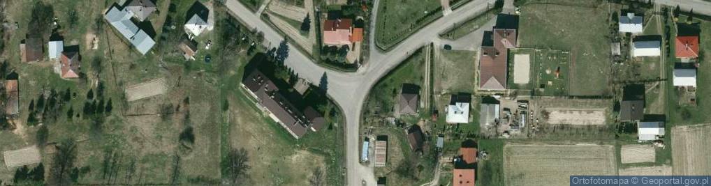 Zdjęcie satelitarne OSP w Faliszówce