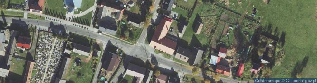 Zdjęcie satelitarne OSP w Fałkowicach