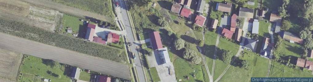 Zdjęcie satelitarne OSP w Gabułtowie