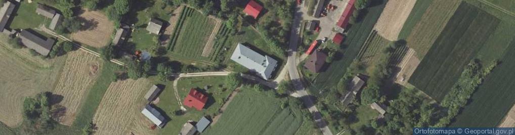 Zdjęcie satelitarne OSP w Gaju Czenięcińskim