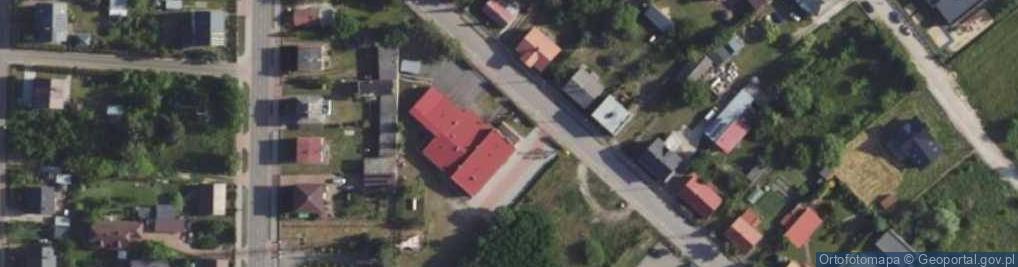 Zdjęcie satelitarne OSP w Gąsocinie