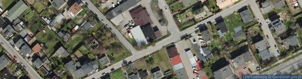 Zdjęcie satelitarne OSP w Gdyni Orłowie