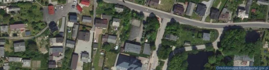 Zdjęcie satelitarne OSP w Gieble