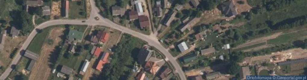 Zdjęcie satelitarne OSP w Giełzowie