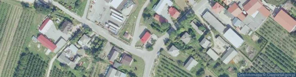 Zdjęcie satelitarne OSP w Głazowie