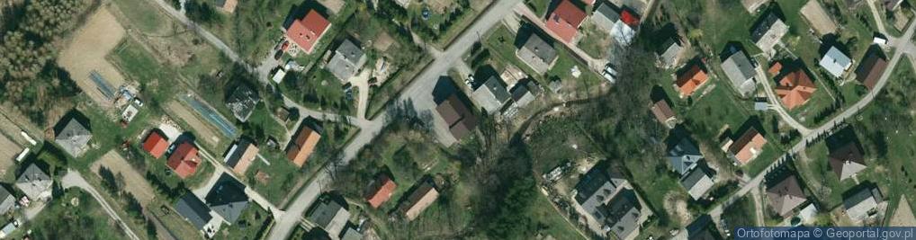 Zdjęcie satelitarne OSP w Głębokiem