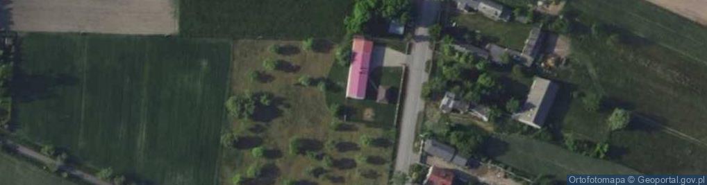 Zdjęcie satelitarne OSP w Glinnie