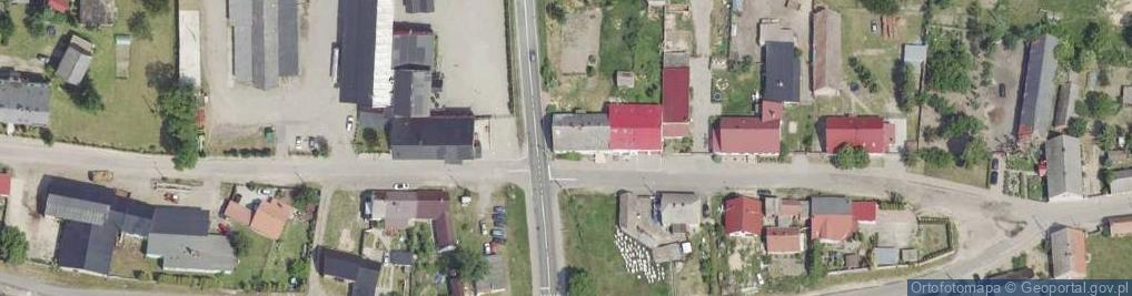 Zdjęcie satelitarne OSP w Golicach