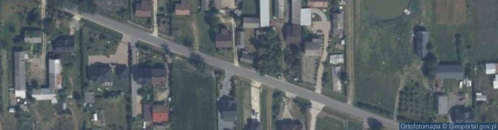 Zdjęcie satelitarne OSP w Goniwilku