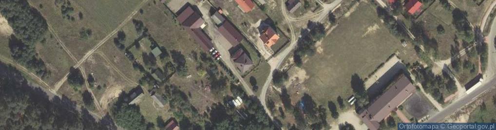 Zdjęcie satelitarne OSP w Górecku Starym