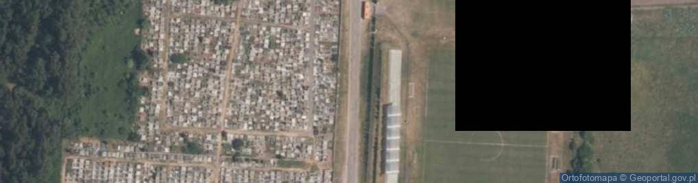 Zdjęcie satelitarne OSP w Gorzkowicach