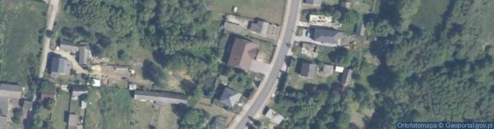 Zdjęcie satelitarne OSP w Gowarczowie