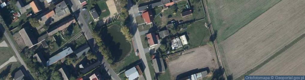 Zdjęcie satelitarne OSP w Goździnie