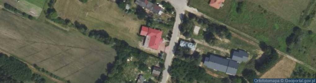 Zdjęcie satelitarne OSP w Grochowej