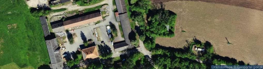 Zdjęcie satelitarne OSP w Grodźcu Śląskim