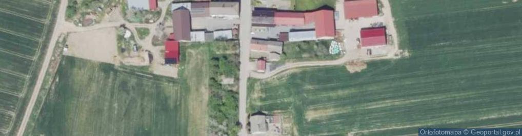Zdjęcie satelitarne OSP w Grodzisku