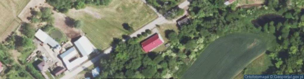 Zdjęcie satelitarne OSP w Gromadzicach