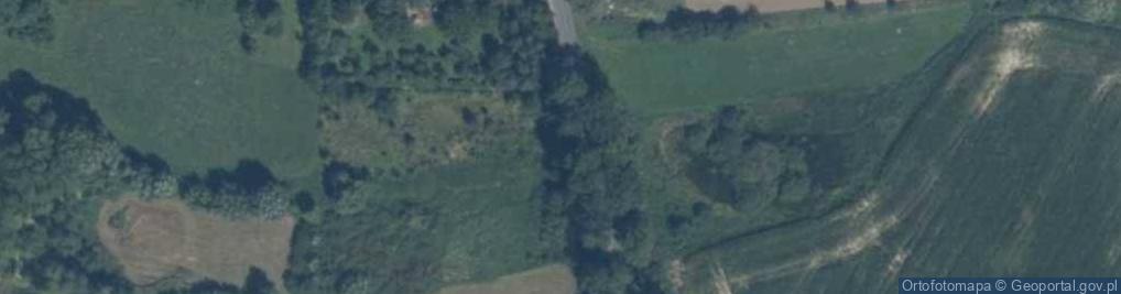 Zdjęcie satelitarne OSP w Gryźlinach