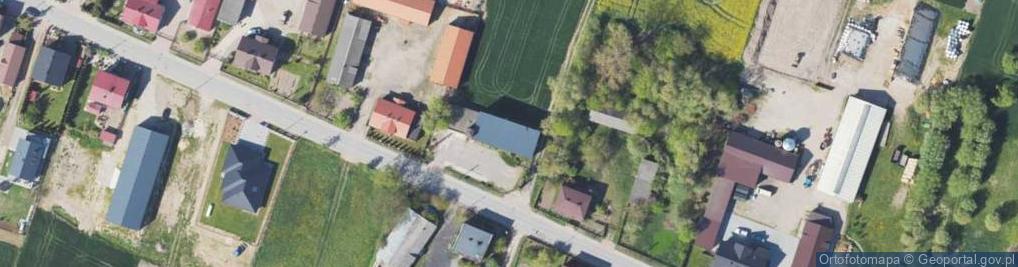 Zdjęcie satelitarne OSP w Gulczewie