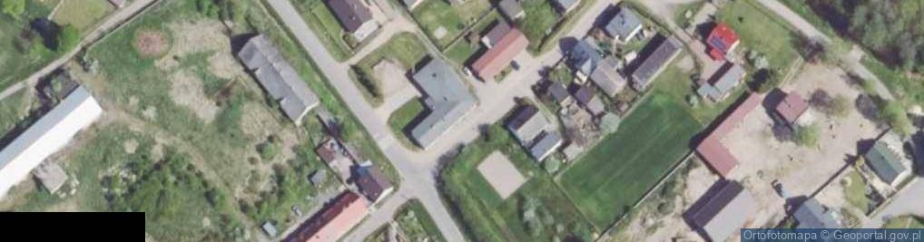 Zdjęcie satelitarne OSP w Hadrze