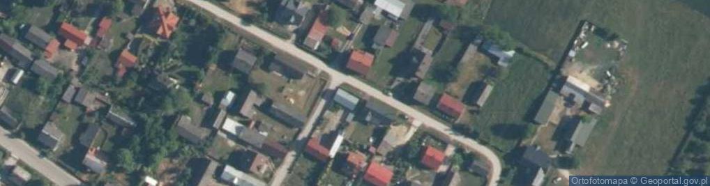 Zdjęcie satelitarne OSP w Imielnie