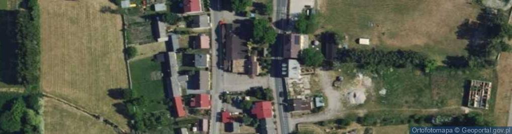 Zdjęcie satelitarne OSP w Inowłodzu