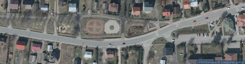 Zdjęcie satelitarne OSP w Jakubowie