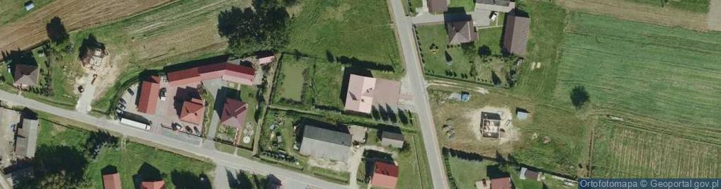 Zdjęcie satelitarne OSP w Janowcu