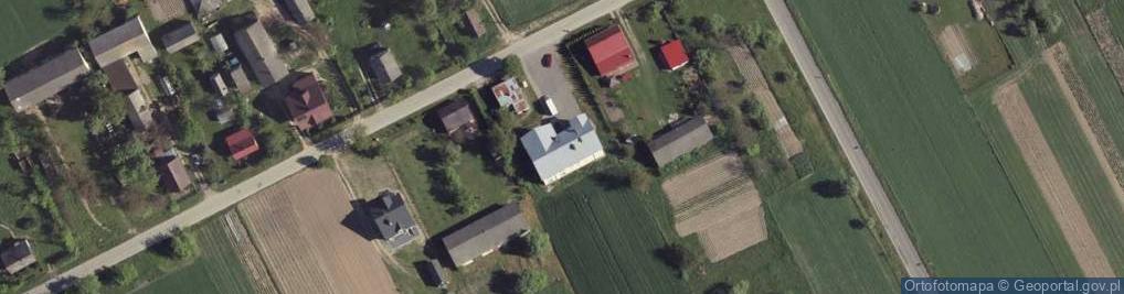 Zdjęcie satelitarne OSP w Janowie