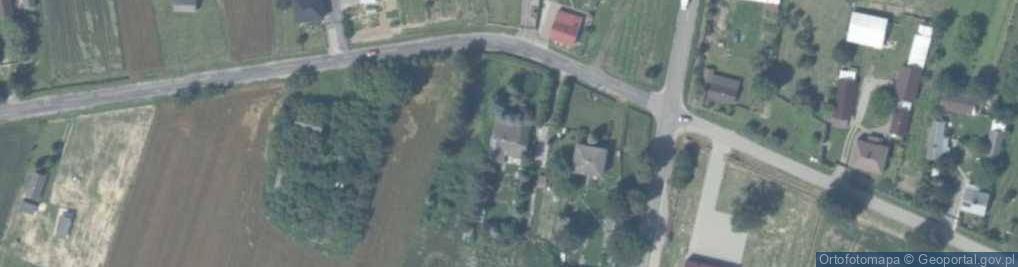 Zdjęcie satelitarne OSP w Janowie