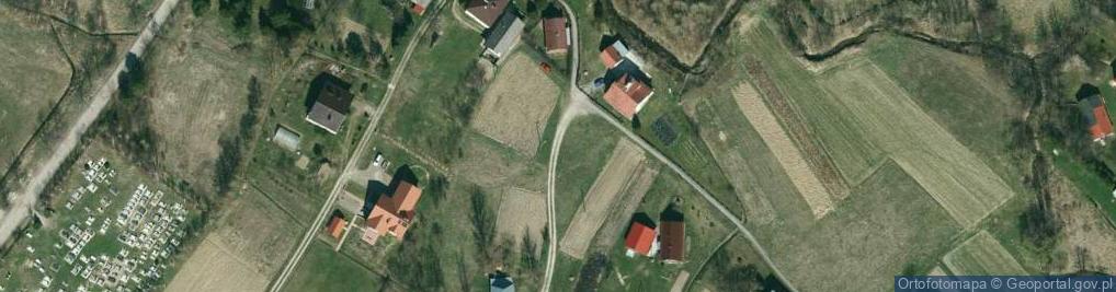Zdjęcie satelitarne OSP w Jasionce