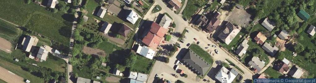 Zdjęcie satelitarne OSP w Jaśliskach