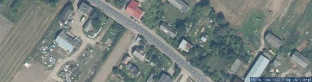 Zdjęcie satelitarne OSP w Jędrychowie