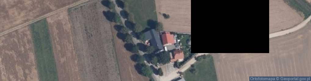 Zdjęcie satelitarne OSP w Kaczorowach