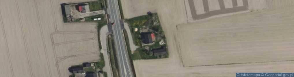 Zdjęcie satelitarne OSP w Kajewie