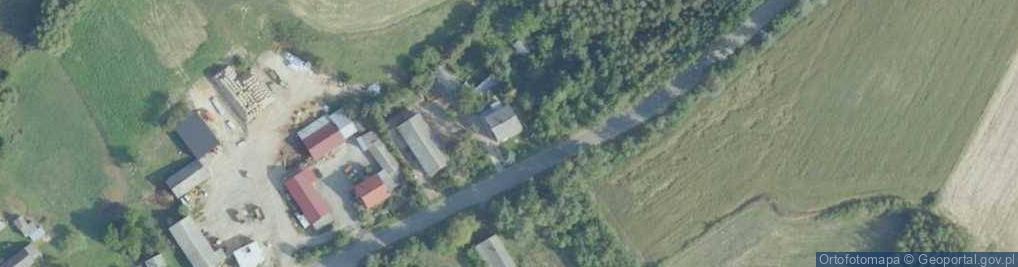 Zdjęcie satelitarne OSP w Kamieńcu