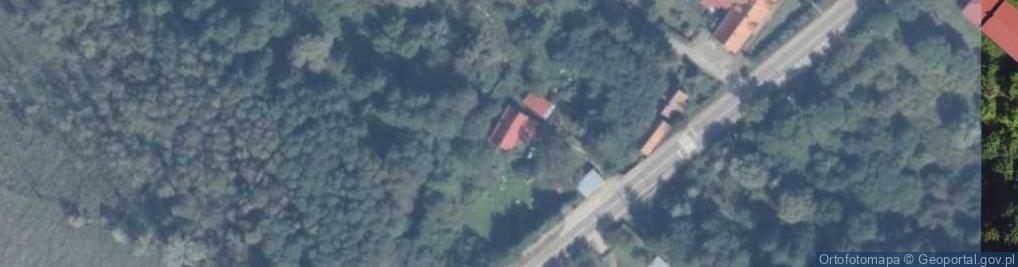 Zdjęcie satelitarne OSP w Kamionku Wielkim