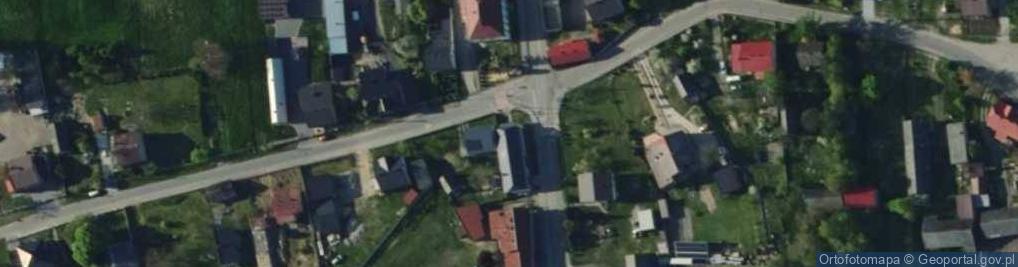 Zdjęcie satelitarne OSP w Kątach Walichnowskich