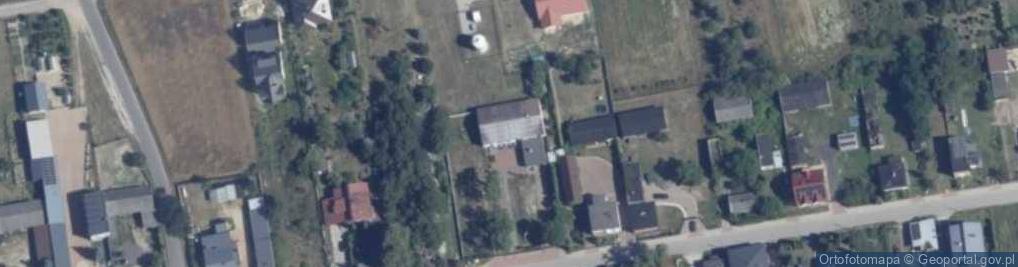 Zdjęcie satelitarne OSP w Kiełminie