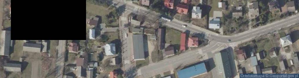 Zdjęcie satelitarne OSP w Klepaczach